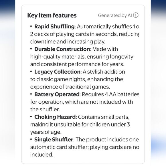 Cardinal Classics Automatic Card Shuffler - Picture 6 of 11